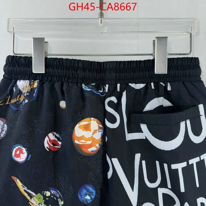 Beach Shorts-LV high quality happy copy ID: CA8667 $: 45USD