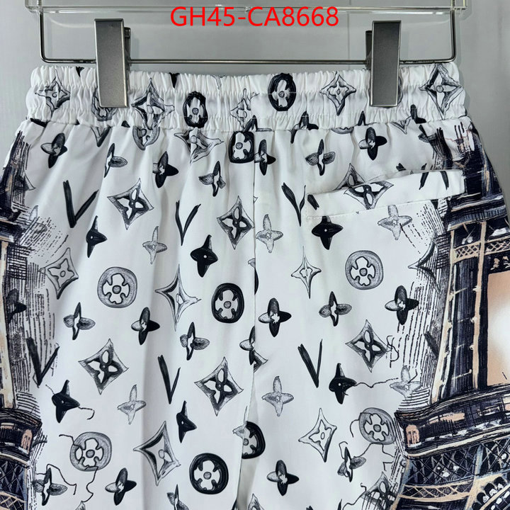 Beach Shorts-LV knockoff highest quality ID: CA8668 $: 45USD