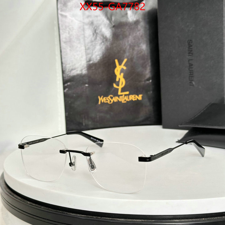 Glasses-YSL luxury 7 star replica ID: GA7782 $: 55USD