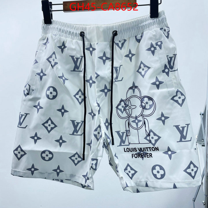 Beach Shorts-LV fashion designer ID: CA8652 $: 45USD