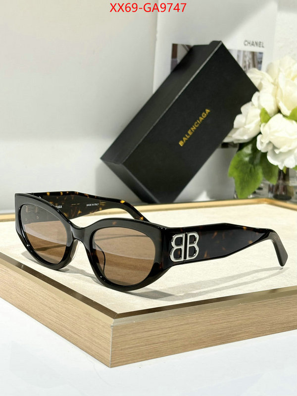 Glasses-Balenciaga buy high-quality fake ID: GA9747 $: 69USD