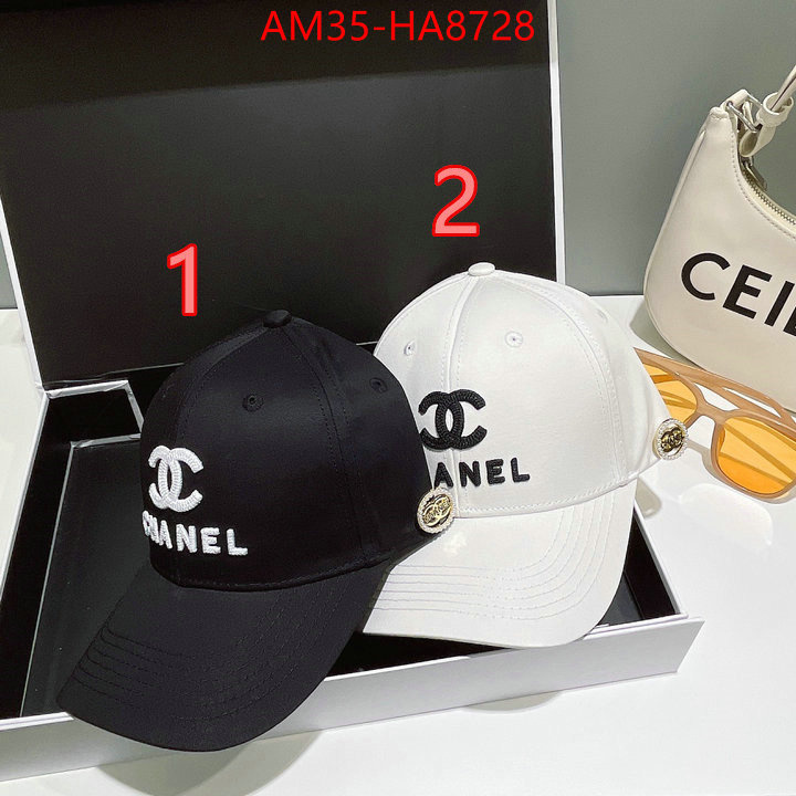 Cap (Hat)-Chanel aaaaa+ replica ID: HA8728 $: 35USD