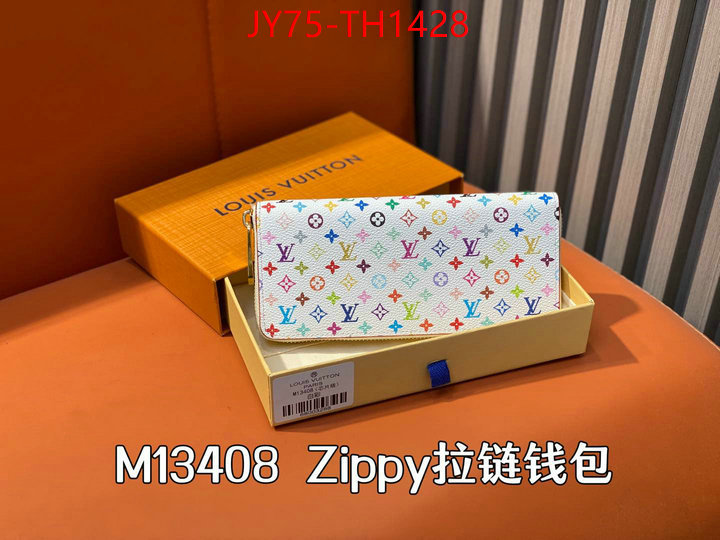 LV Bags(TOP)-Wallet sellers online ID: TH1428 $: 75USD,