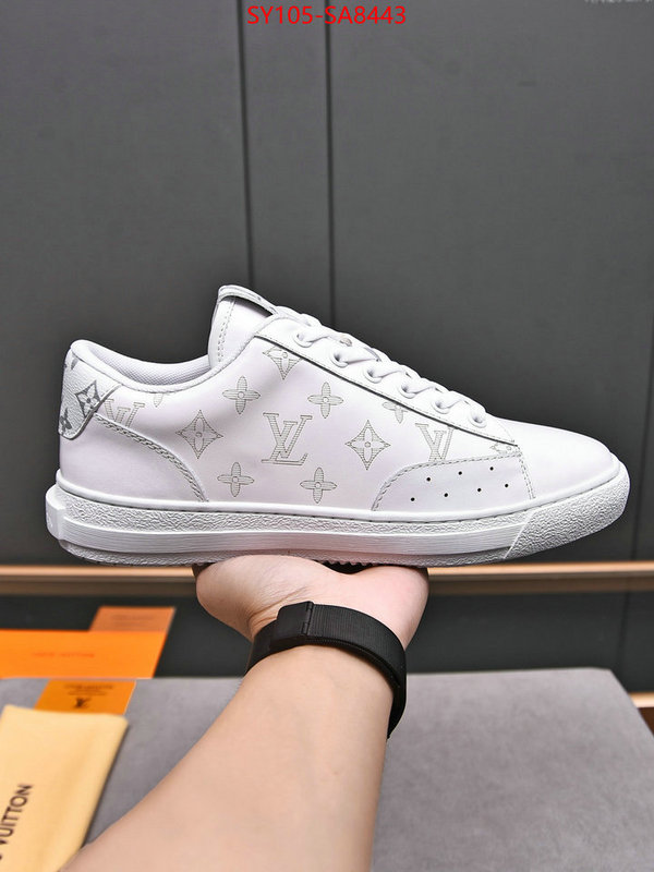 Men Shoes-LV top quality fake ID: SA8443 $: 105USD