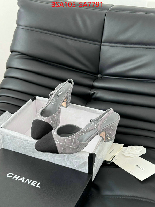 Women Shoes-Chanel aaaaa+ replica designer ID: SA7791 $: 105USD