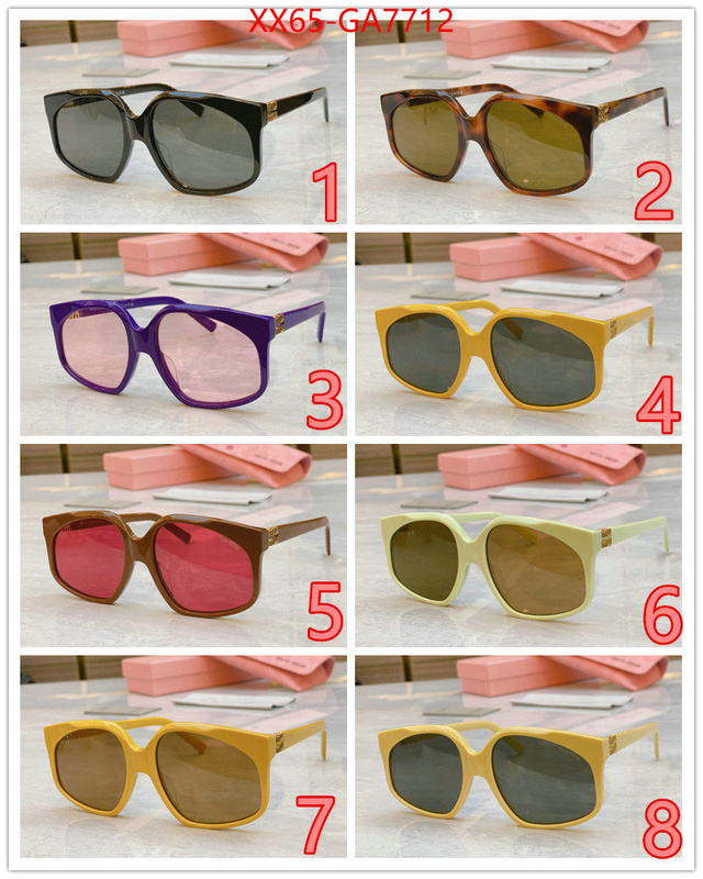 Glasses-Miu Miu fashion replica ID: GA7712 $: 65USD