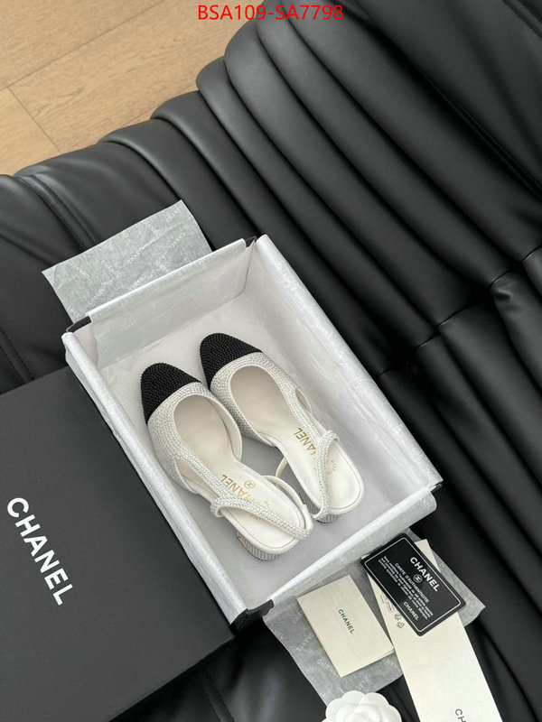 Women Shoes-Chanel the top ultimate knockoff ID: SA7798 $: 109USD