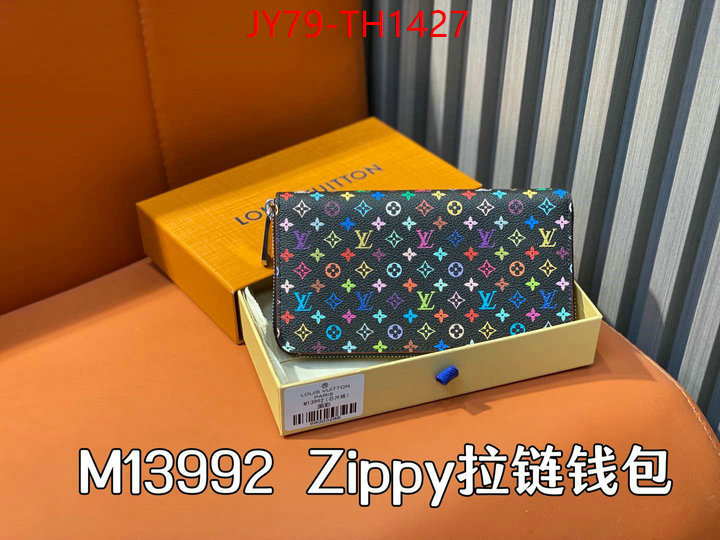 LV Bags(TOP)-Wallet first copy ID: TH1427 $: 79USD,