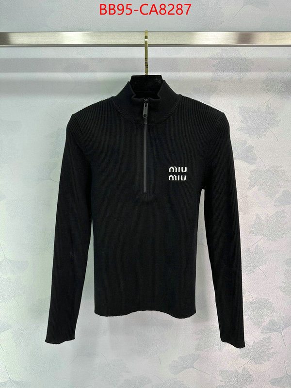 Clothing-MIU MIU aaaaa+ replica designer ID: CA8287 $: 95USD