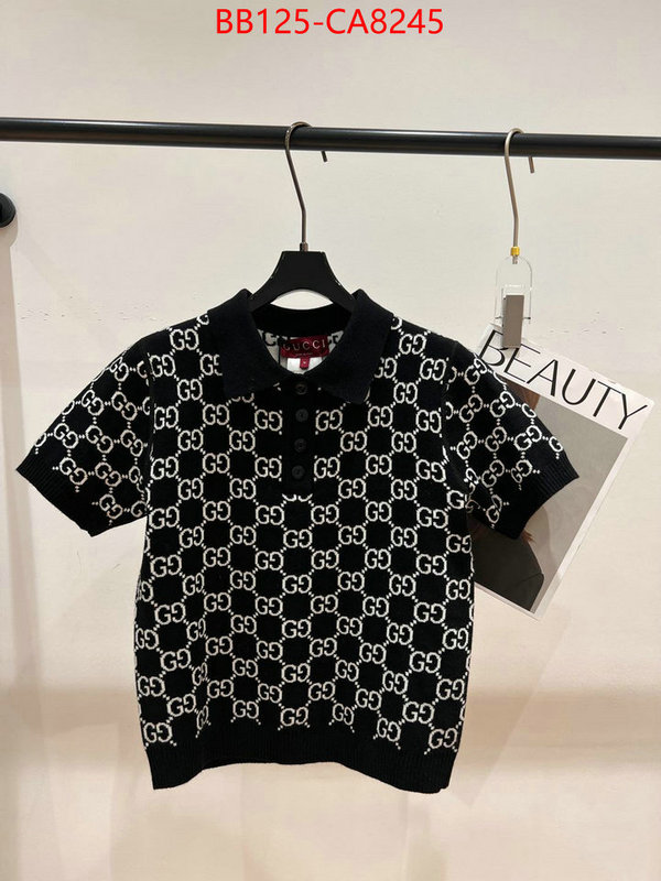 Clothing-Gucci online shop ID: CA8245 $: 125USD