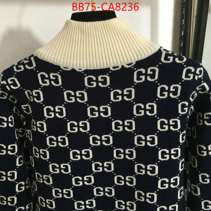 Clothing-Gucci best quality fake ID: CA8236 $: 75USD