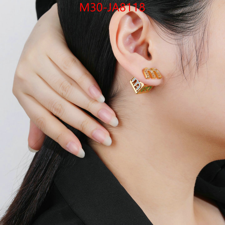 Jewelry-Miu Miu customize best quality replica ID: JA8118 $: 30USD