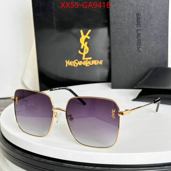 Glasses-YSL shop the best high quality ID: GA9418 $: 55USD