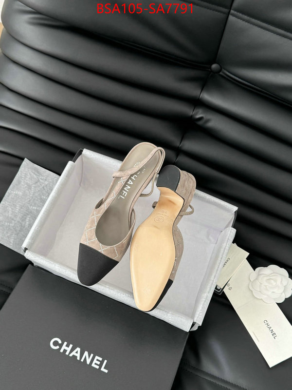 Women Shoes-Chanel aaaaa+ replica designer ID: SA7791 $: 105USD