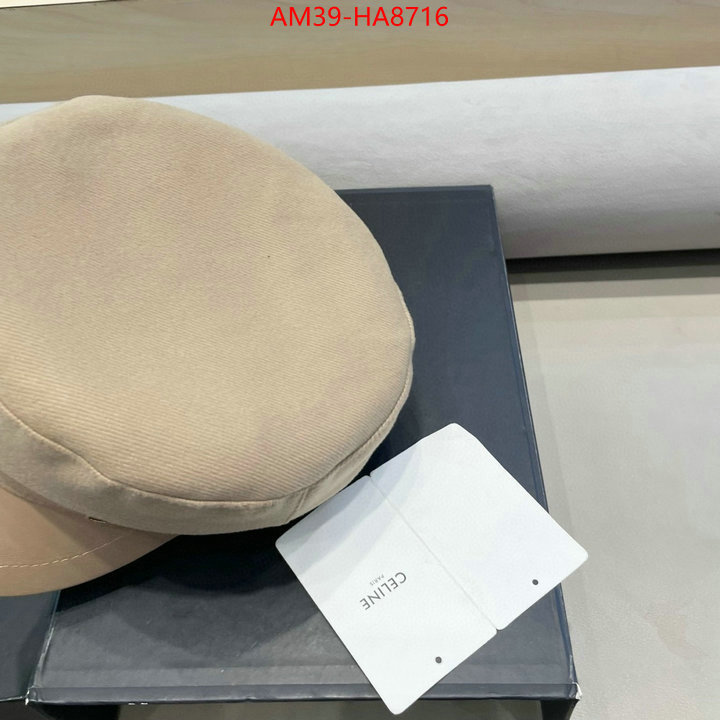 Cap(Hat)-Celine replica 1:1 high quality ID: HA8716 $: 39USD