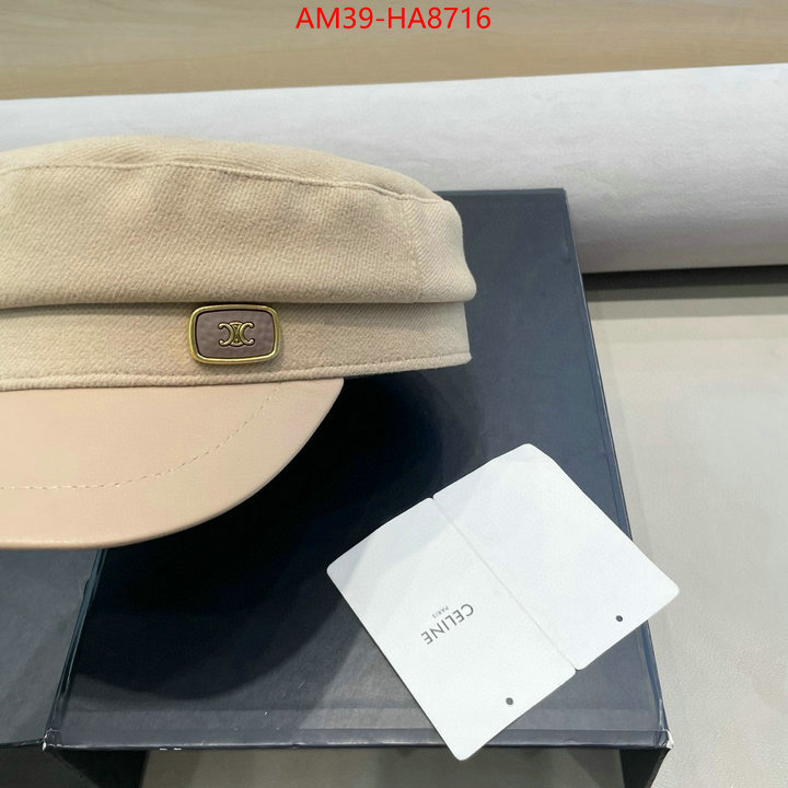 Cap(Hat)-Celine replica 1:1 high quality ID: HA8716 $: 39USD