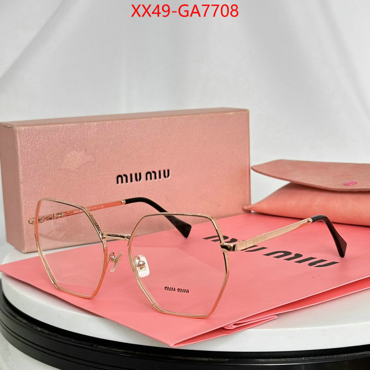 Glasses-Miu Miu high quality aaaaa replica ID: GA7708 $: 49USD