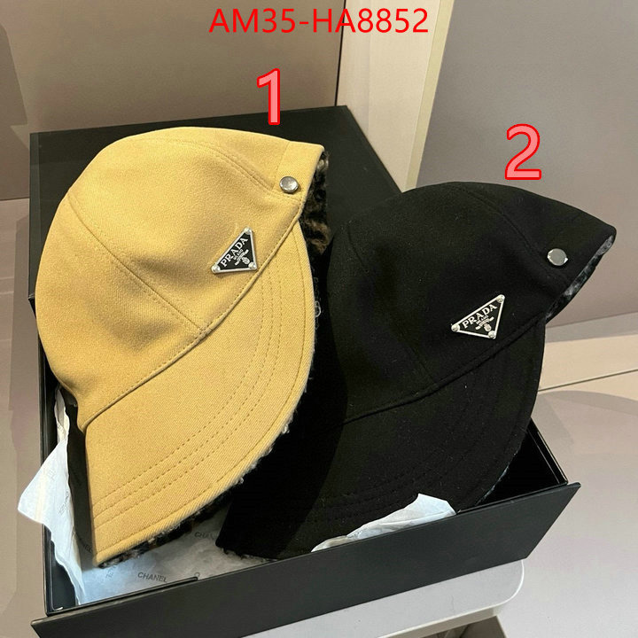 Cap (Hat)-Prada mirror quality ID: HA8852 $: 35USD