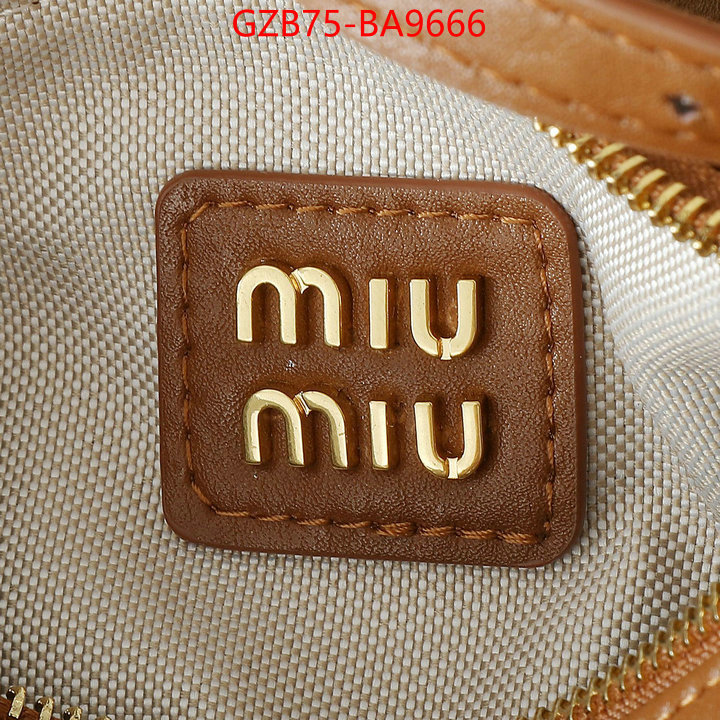 Miu Miu Bags(4A)-Handbag- top quality fake ID: BA9666 $: 75USD,