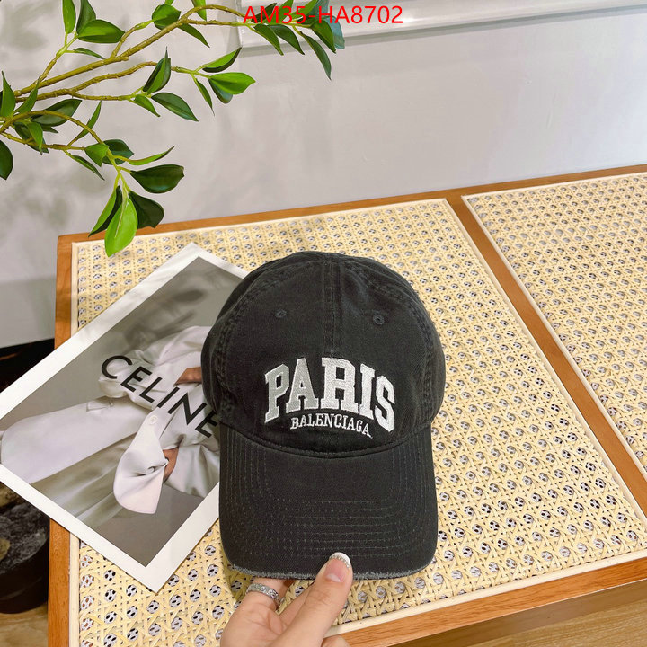 Cap(Hat)-Balenciaga knockoff highest quality ID: HA8702 $: 35USD