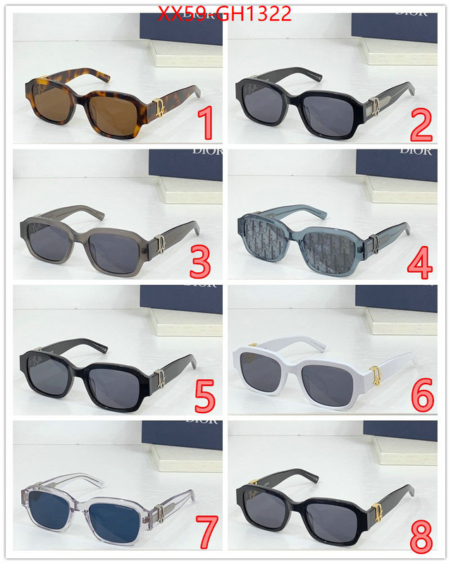 Glasses-Dior designer replica ID: GH1322 $: 59USD