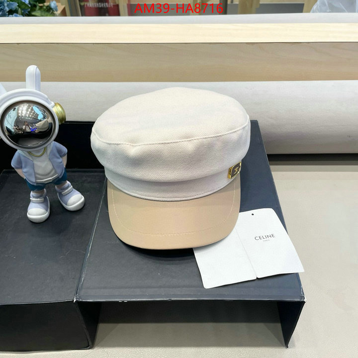 Cap(Hat)-Celine replica 1:1 high quality ID: HA8716 $: 39USD