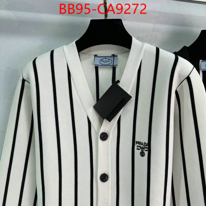 Clothing-Prada customize best quality replica ID: CA9272 $: 95USD