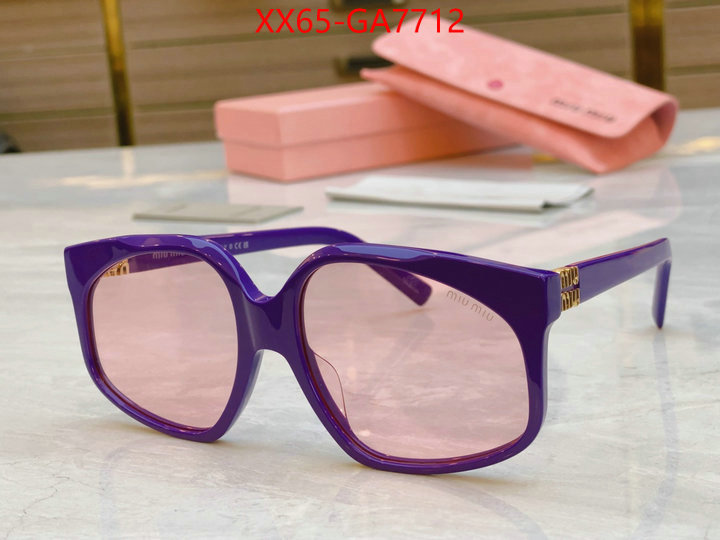 Glasses-Miu Miu fashion replica ID: GA7712 $: 65USD