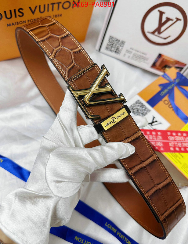 Belts-LV shop the best high authentic quality replica ID: PA8981 $: 69USD