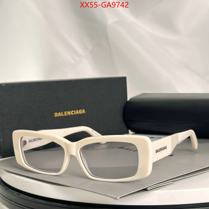 Glasses-Balenciaga luxury fake ID: GA9742 $: 55USD