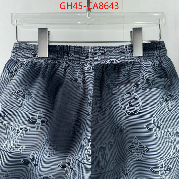 Beach Shorts-LV designer wholesale replica ID: CA8643 $: 45USD