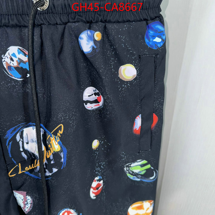 Beach Shorts-LV high quality happy copy ID: CA8667 $: 45USD