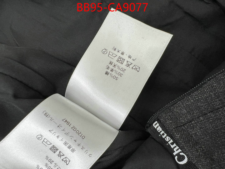 Clothing-Dior fake high quality ID: CA9077 $: 95USD