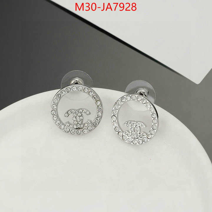 Jewelry-Chanel buy high-quality fake ID: JA7928 $: 30USD