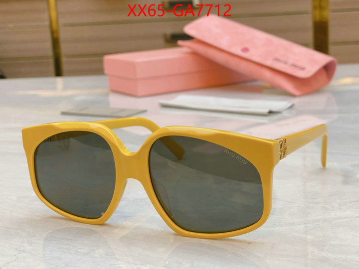 Glasses-Miu Miu fashion replica ID: GA7712 $: 65USD