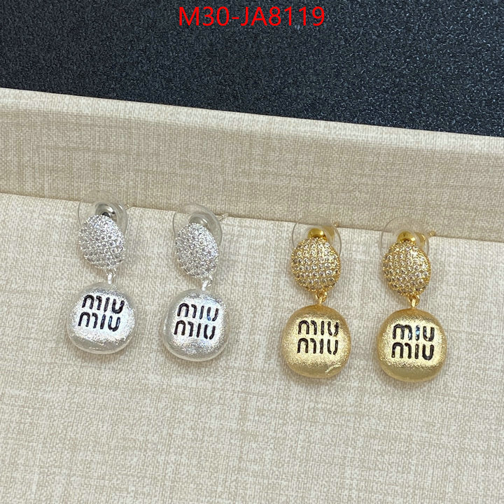 Jewelry-Miu Miu cheap wholesale ID: JA8119 $: 30USD