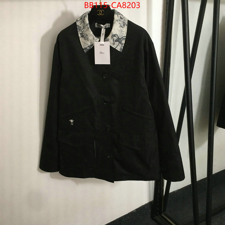 Clothing-Dior designer high replica ID: CA8203 $: 115USD