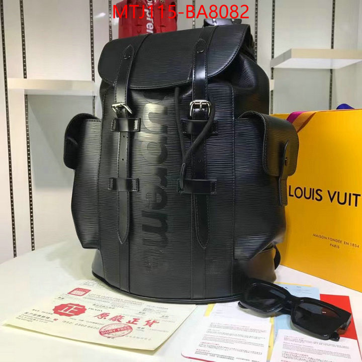 LV Bags(4A)-Backpack- 1:1 replica ID: BA8082 $: 115USD,