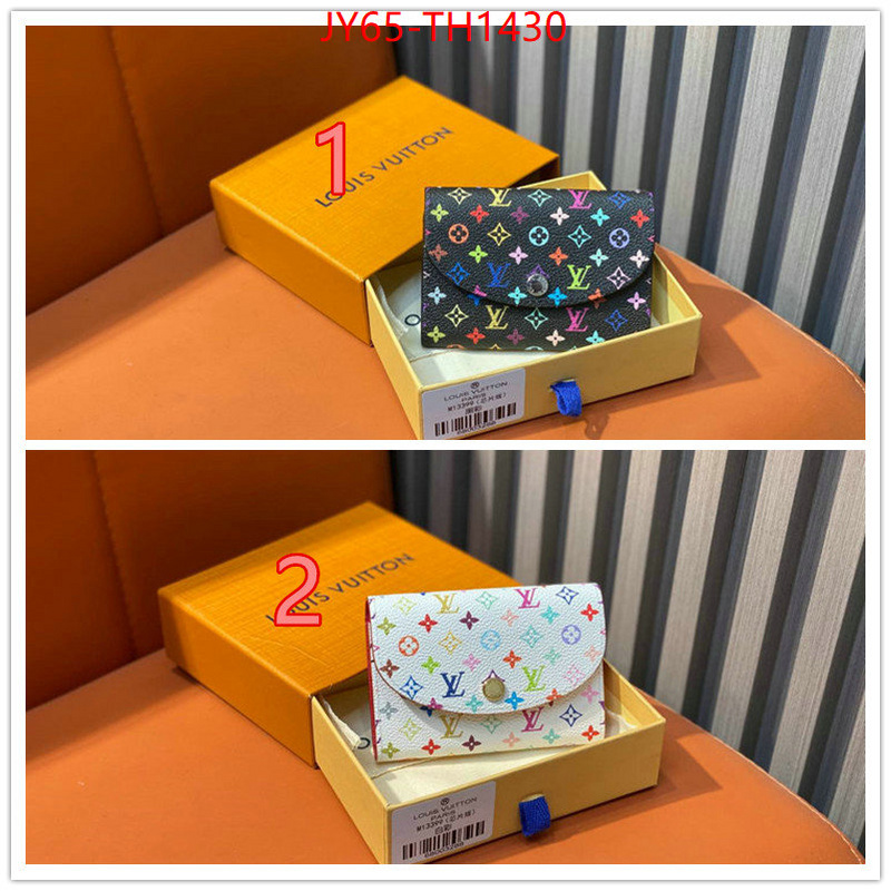 LV Bags(TOP)-Wallet outlet 1:1 replica ID: TH1430 $: 65USD,