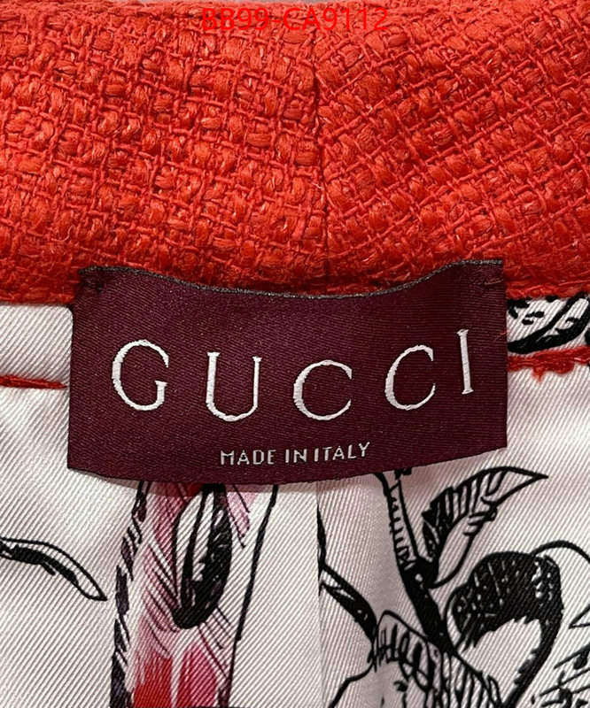 Clothing-Gucci 1:1 ID: CA9112 $: 99USD