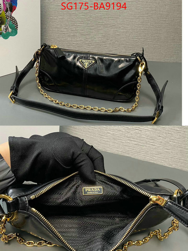 Prada Bags(TOP)-Crossbody- first copy ID: BA9194 $: 175USD,