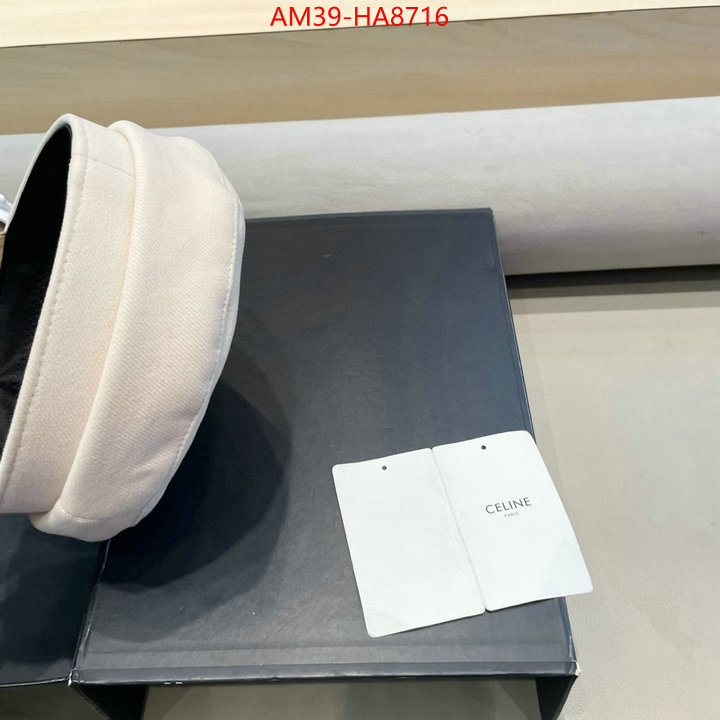 Cap(Hat)-Celine replica 1:1 high quality ID: HA8716 $: 39USD