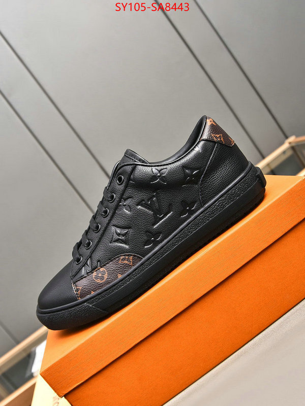 Men Shoes-LV top quality fake ID: SA8443 $: 105USD