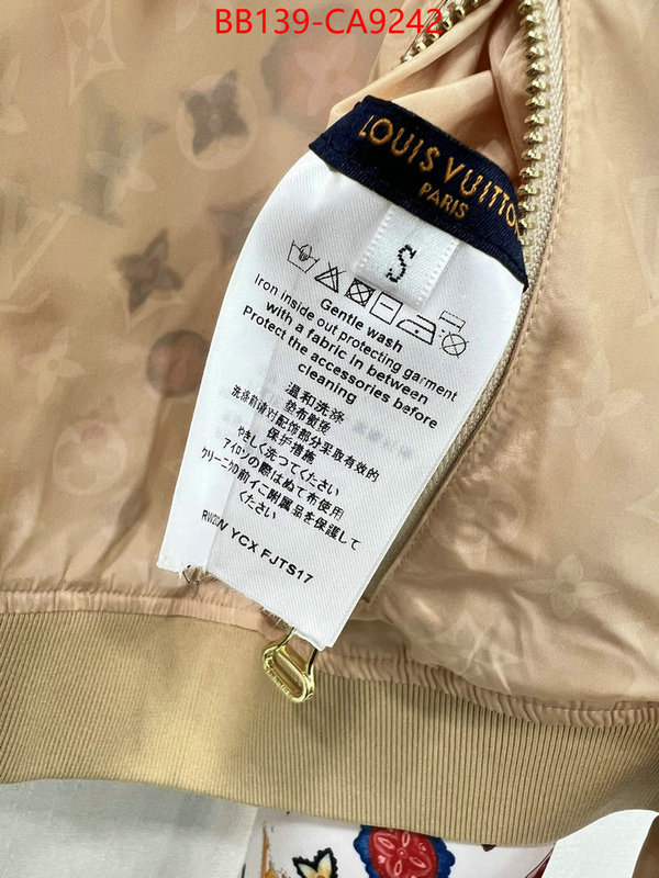 Clothing-LV replica designer ID: CA9242 $: 139USD