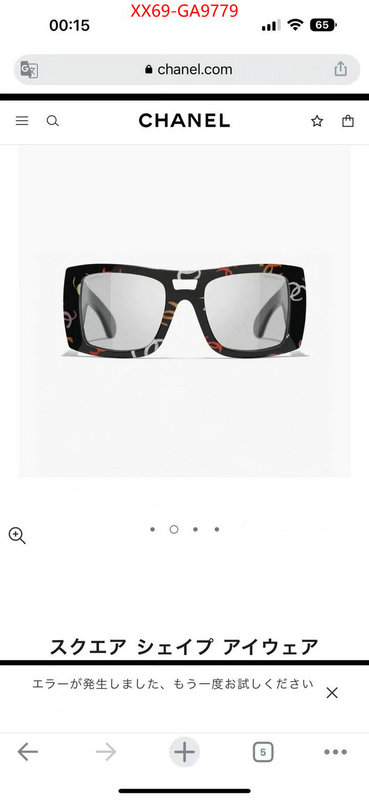 Glasses-Chanel online sale ID: GA9779 $: 69USD