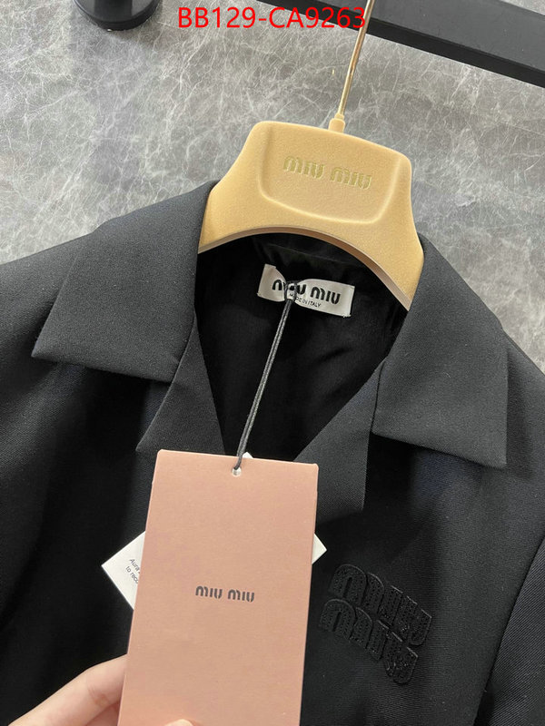 Clothing-MIU MIU first copy ID: CA9263 $: 129USD