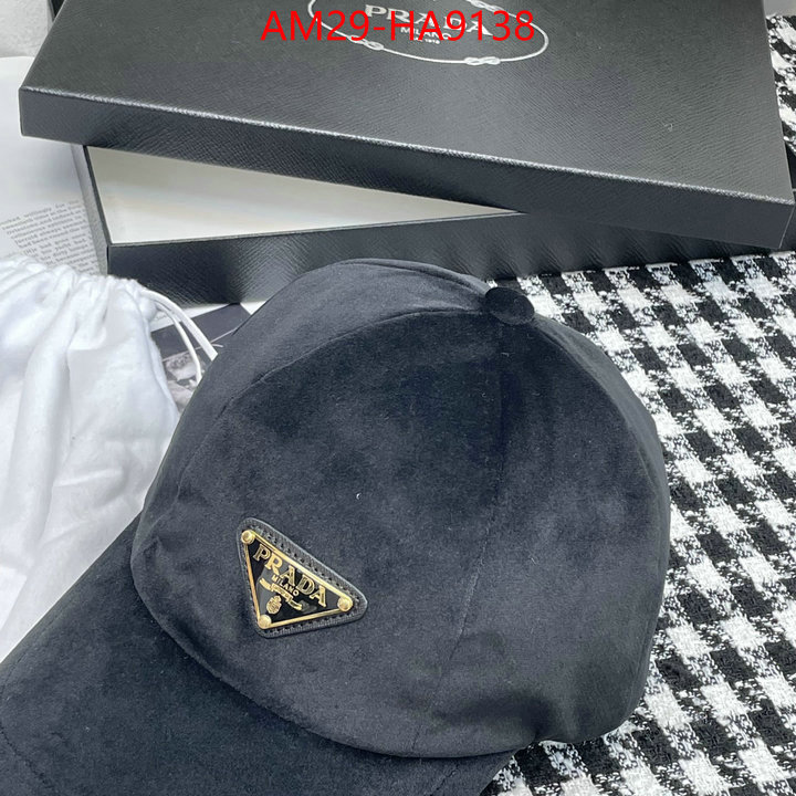 Cap (Hat)-Prada the quality replica ID: HA9138 $: 29USD