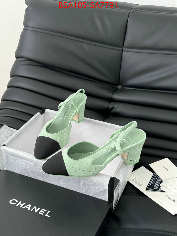 Women Shoes-Chanel aaaaa+ replica designer ID: SA7791 $: 105USD