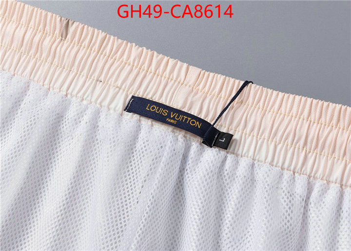 Beach Shorts-LV top fake designer ID: CA8614 $: 49USD