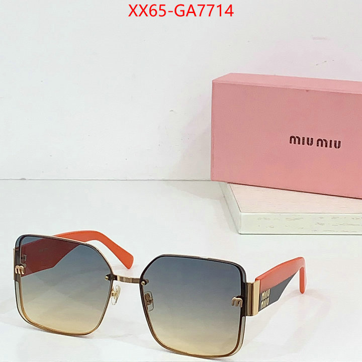 Glasses-Miu Miu wholesale designer shop ID: GA7714 $: 65USD